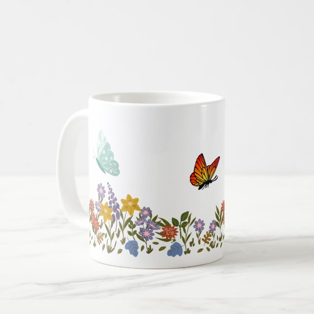 Mug Taza primavera de cafe (Devant gauche)