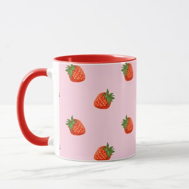 Mug Taza Strawberries (Gauche)