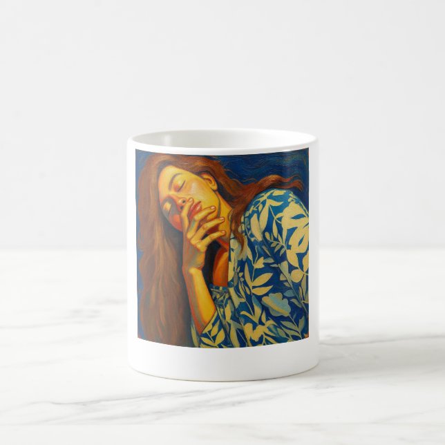 Mug Taza ‘Sueño en Azul" – Arte Emocional para Momento (Centre)