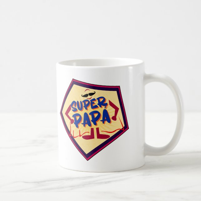 Mug Taza Super Papá (Droite)
