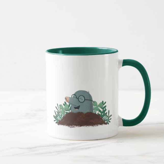 Mug Taza topo feliz con gafas (Droite)