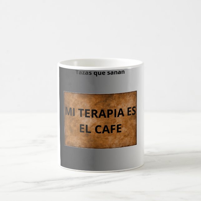 Mug Tazas que sanan – Mi terapia es el café-  (Centre)