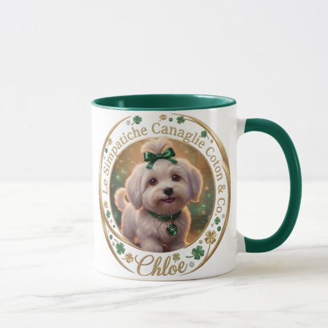 Mug Tazza Chloe Edizione Verde Bosco (Droite)