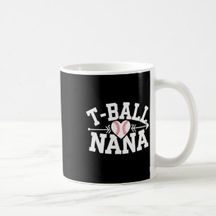 Mug Tball Nana Heart Baseball Sports Grandma Cadeau
