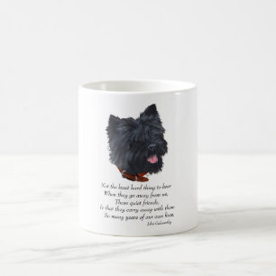 Mug Tchern noir Cairn Terrier Pont de l'Arc-en-Ciel