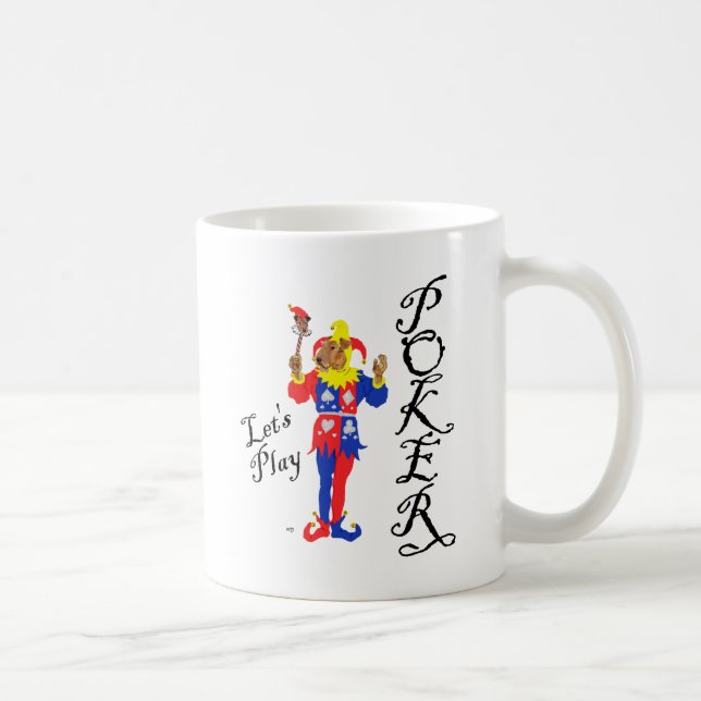 Mug Tchiens de Poker Terrier Bonne Chance (Droite)
