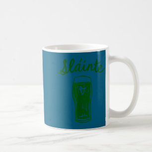 Mug Tchin gaélique toast script pub irlandais acclamat
