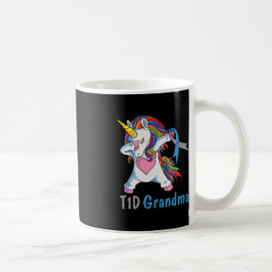 Mug TD1 Grandma Dabbing Unicorn Type 1 Diabète Award