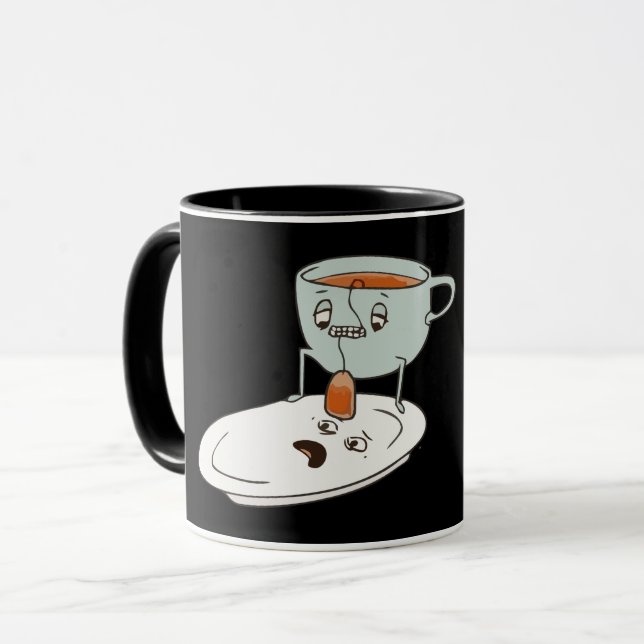 Mug Tea Bagger Cup and Plate Kitchen Humour (Devant gauche)