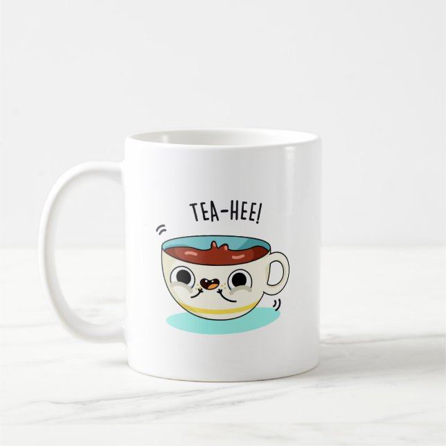Mug Tea Hee Funny Tea Cup Pun (Gauche)