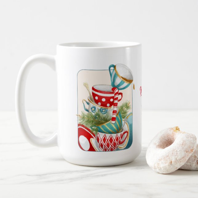 Mug Tea Party Noël (Avec donut)