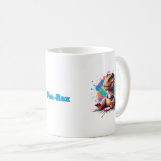 Mug Tea‑Rex – Dessin animé Dino avec du thé |