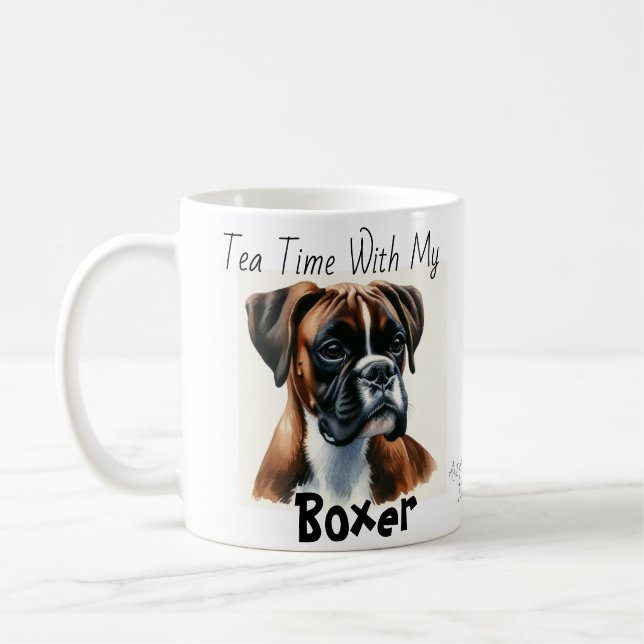 Mug Tea Time Avec Mon Boxer Personnaliser (Gauche)