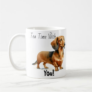 Mug Tea Time avec toi ! Dachshund Cute