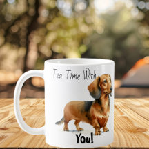 Tea Time avec toi ! Dachshund Cute