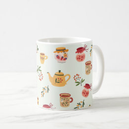 Mug Tea Time Motif sans faille