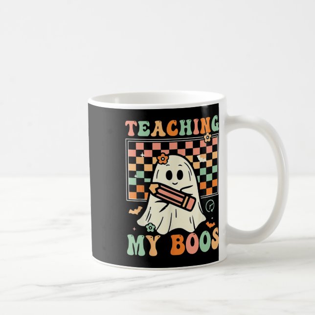 Mug Teacher Cute Ghost Enseignant Super Halloween Teac (Droite)