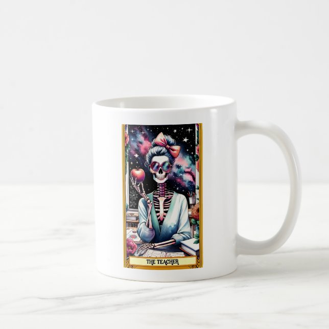 Mug Teacher de Tarot Funny personnalisé Halloween (Droite)