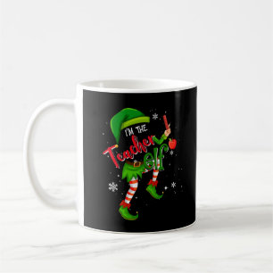 Mug Teacher Elf Matching Family Group Fête de Noël