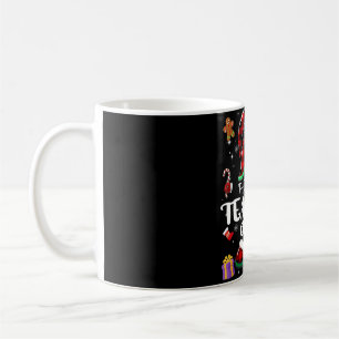 Mug Teacher Gnome Buffalo Plaid Red Matching Family Ch