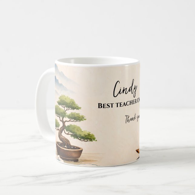 Mug Teacher Thank You Gift | End of School Year (Devant gauche)