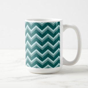 Mug Teal a gravé l'aluminium en refief