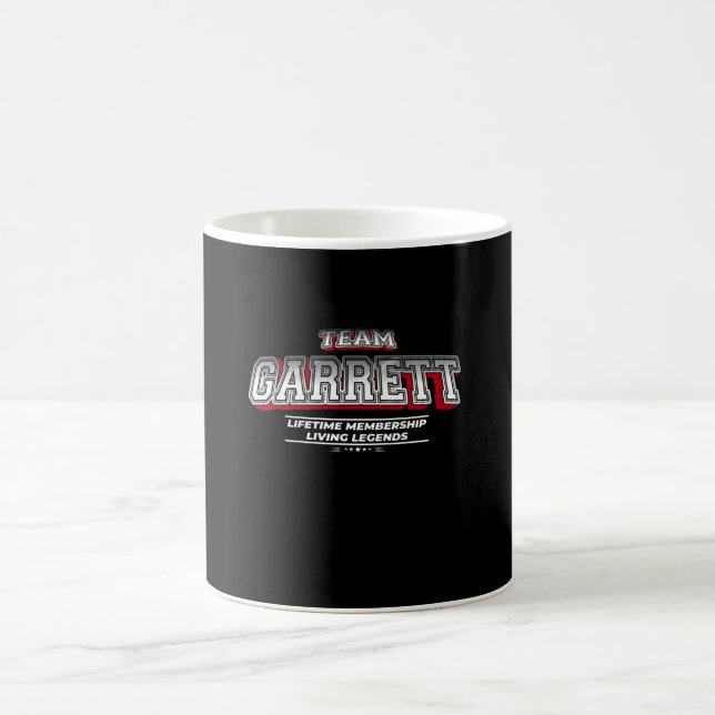 Mug Team GARRETT Nom de famille Nom de famille Nom de  (Centre)