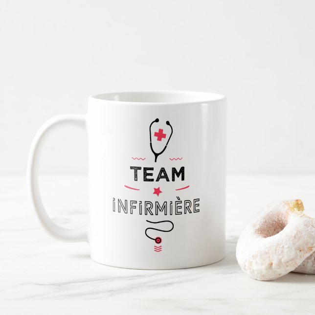 Mug Team infirmiere (Avec donut)