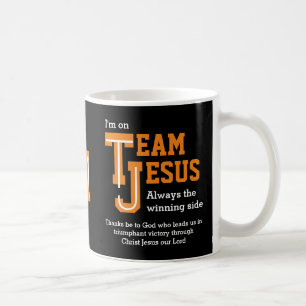 Mug TEAM JESUS Christian Monogram