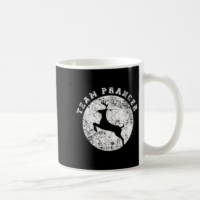 Mug Team Prancer T Shirt, Funny Cute Christmas Gift Ki (Droite)