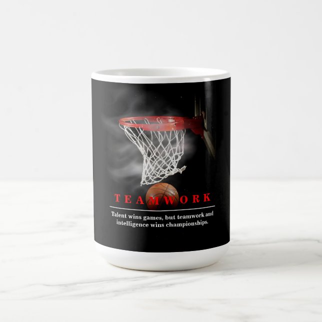Mug Teamwork Basketball Motivational Inspirational (Centre)