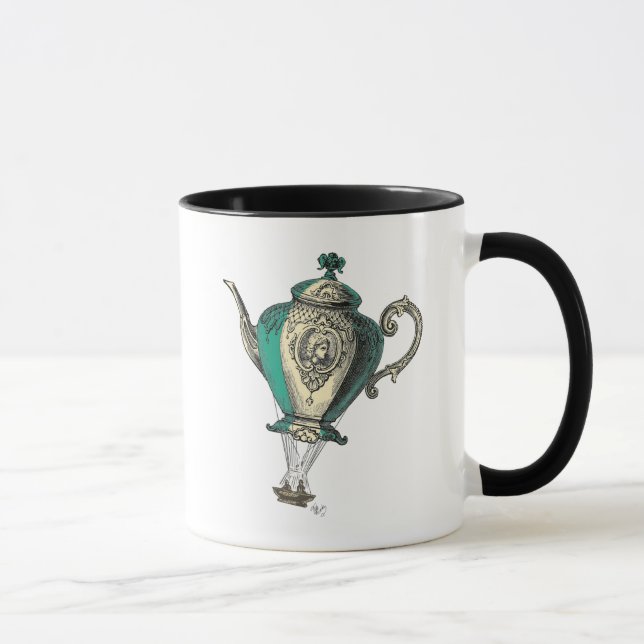 Mug Teapot volant 1 Vert et Jaune (Droite)
