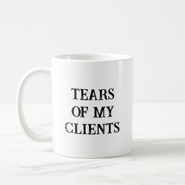 Mug Tears Of My Clients Drôle Personal Trainer Gym (Gauche)