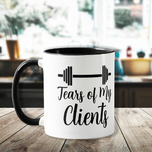 Mug Tears of My Clients Personal Trainer Cadeau