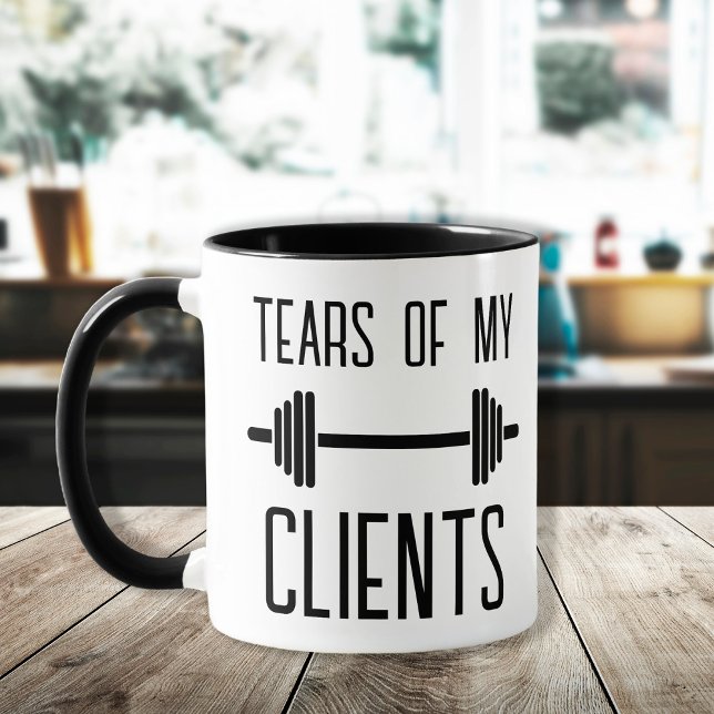 Mug Tears of My Clients Personal Trainer Cadeau (Créateur téléchargé)