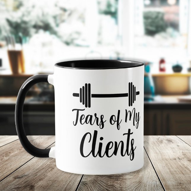 Mug Tears of My Clients Personal Trainer Cadeau (Créateur téléchargé)