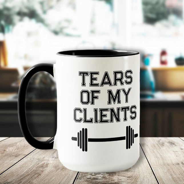Mug Tears Of My Clients Personal Trainer Cadeau Fitnes (Créateur téléchargé)