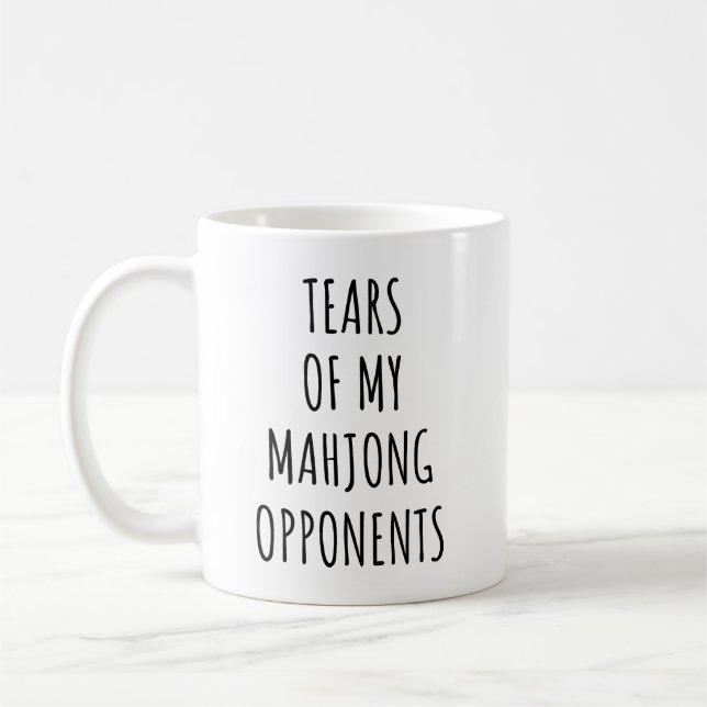Mug Tears Of My Mahjong Opponents Mahjong Lovers (Gauche)