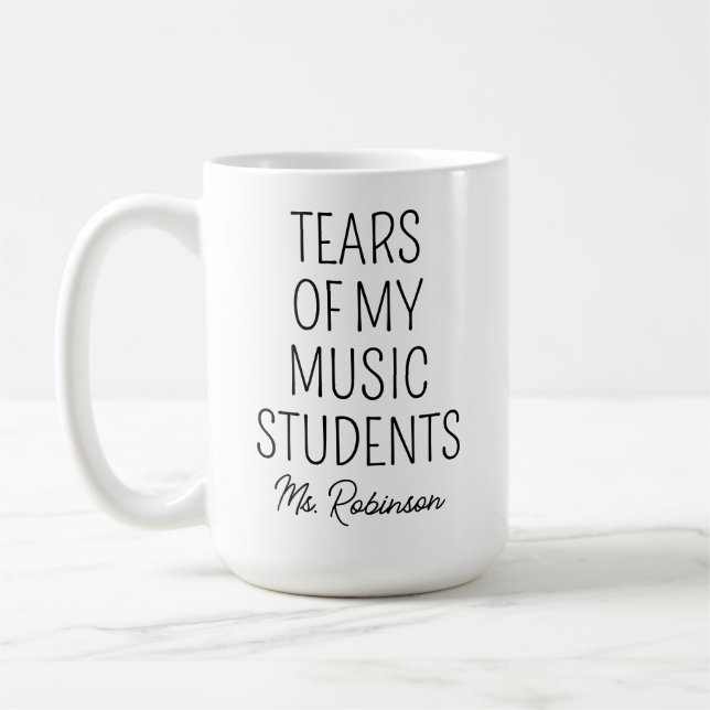 Mug Tears of My Music Students, Appréciation de l'ense (Gauche)