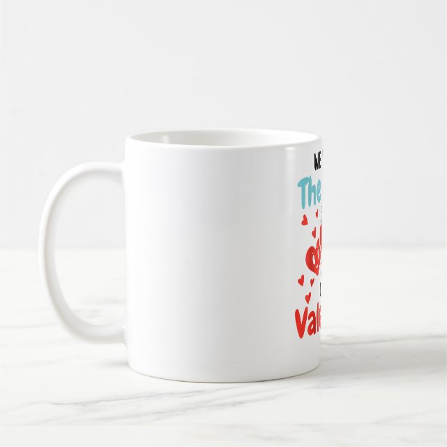 Mug Tech du travail et de la livraison Saint Valentin  (Gauche)