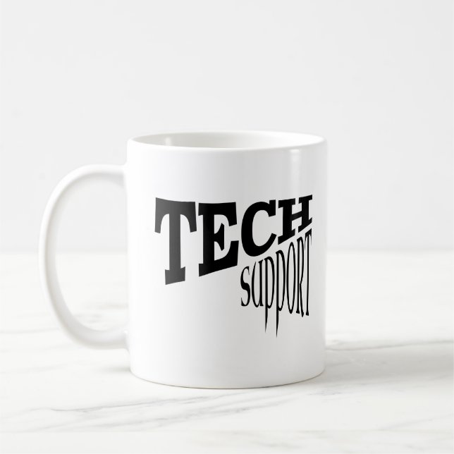 Mug Tech Support IT Guy Informaticien développeur de l (Gauche)