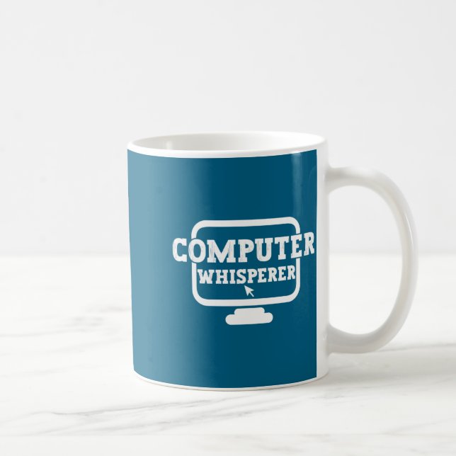 Mug Technicien Chuchoteur Ordinateur Suprt Nerds Geek  (Droite)