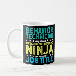 Mug Technicien comportemental Ninja Aba Thérapiste