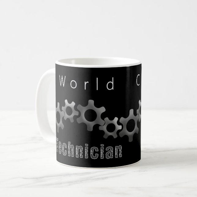 Mug Technicien de classe mondiale métallique (Devant gauche)