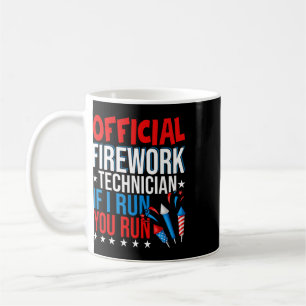 Mug Technicien de feux d'artifice officiel Jour de l'I