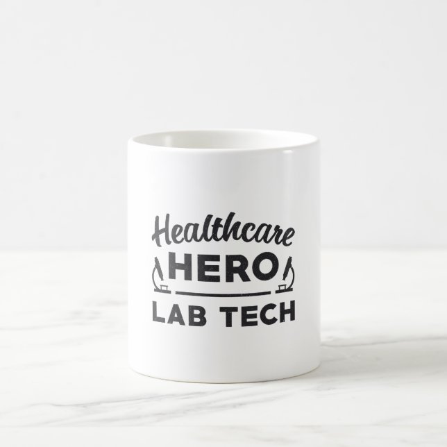Mug Technicien de laboratoire de Héros de la santé (Centre)