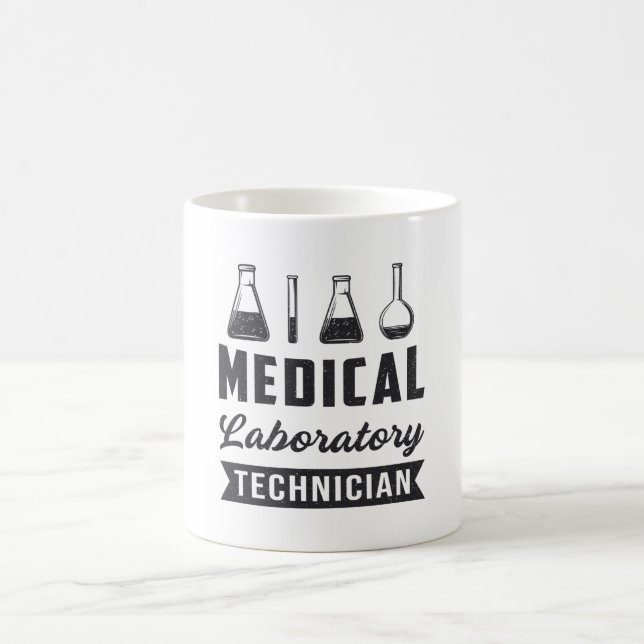 Mug Technicien de laboratoire Médicale Funny Lab Tech  (Centre)