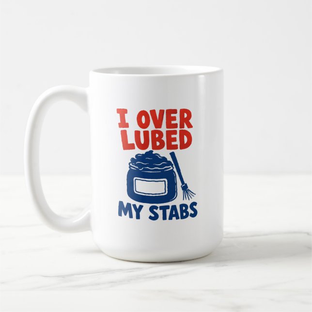 Mug Technicien de lubrification I Trop lubrifié mes st (Gauche)