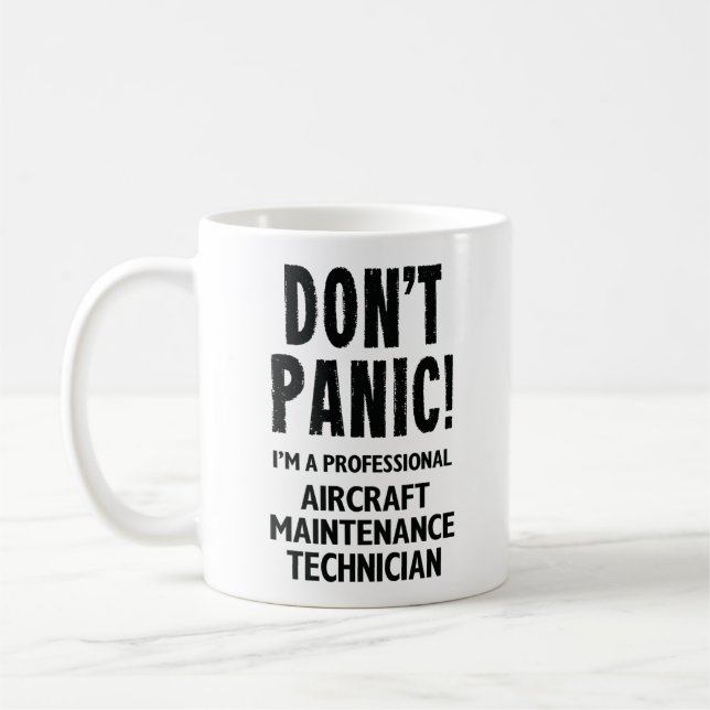 Mug Technicien de maintenance d'aéronefs (Gauche)