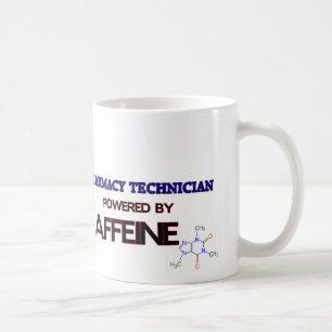 Mug Technicien de pharmacie actionné par la caféine